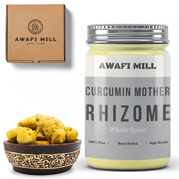 Awafi Mill Curcumin Mother Rhizome Dried Turmeric 100gm